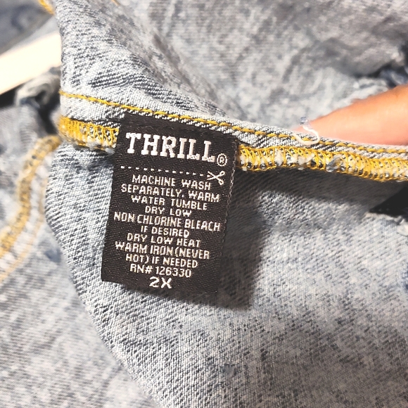 Thrill Jeans Denim Jacket (Size 2X) - Picture 8 of 10